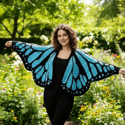 Noras Threads- Handmade Butterfly Cardigan