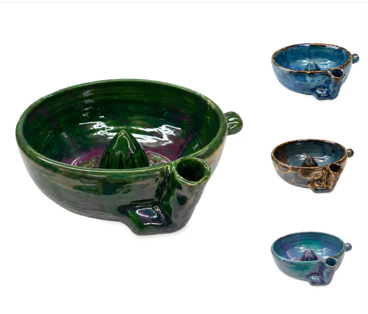 Handmade Berry Rinse Bowls