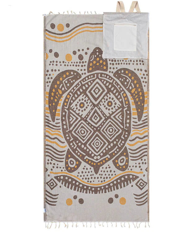 Handmade Beach Towel Bag