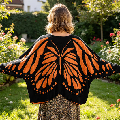 Noras Threads- Handmade Butterfly Cardigan