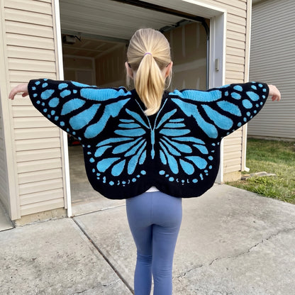 Noras Threads- Handmade Butterfly Cardigan