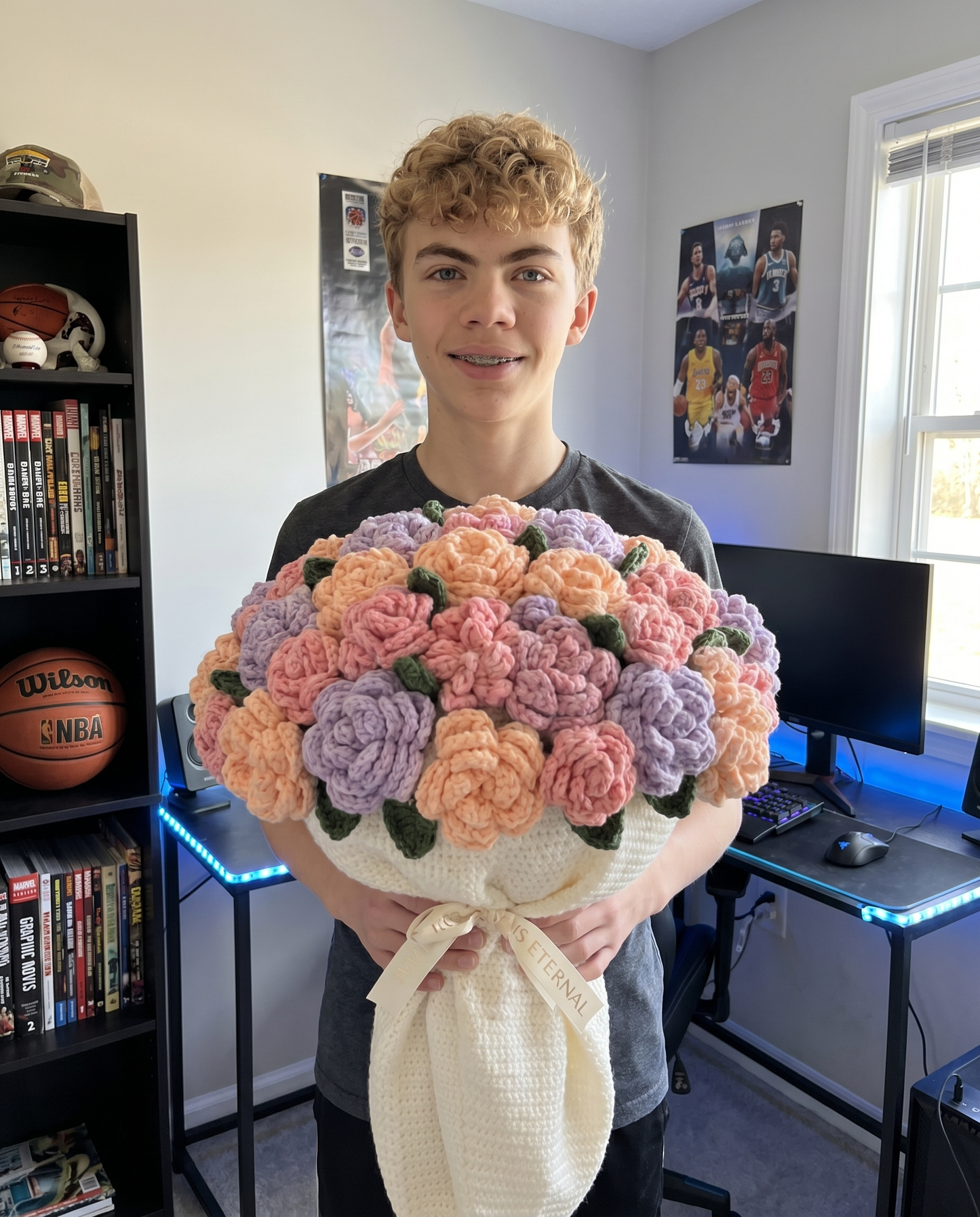 Handmade Bouquet Blanket