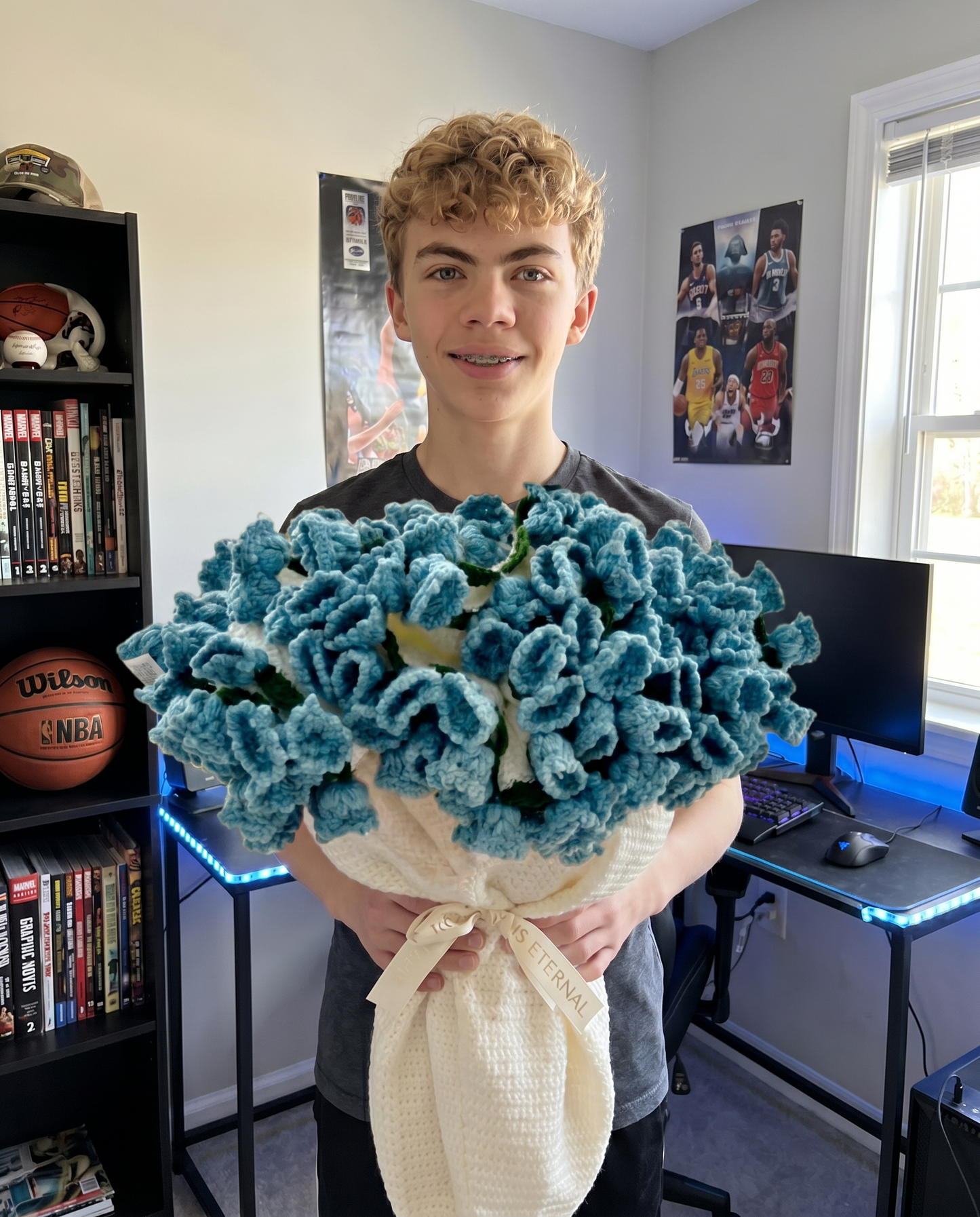 Handmade Bouquet Blanket