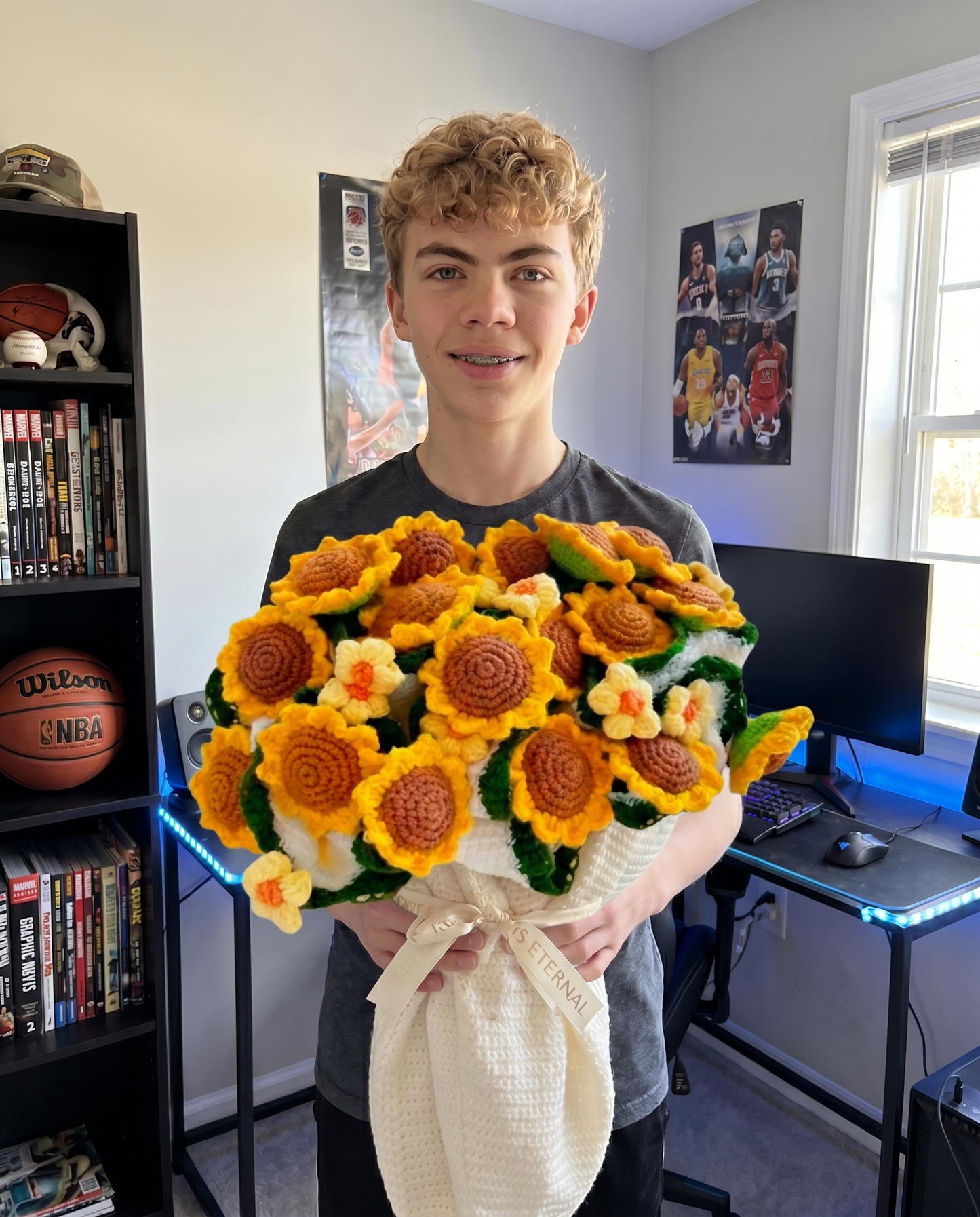 Handmade Bouquet Blanket