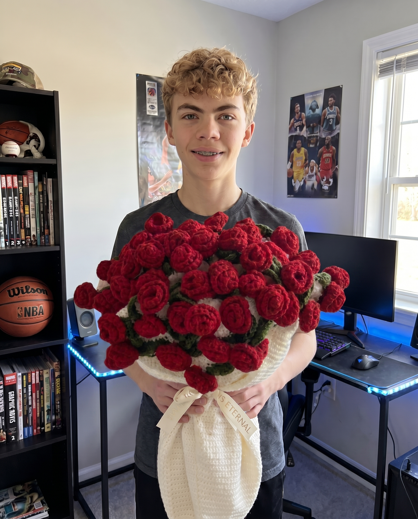 Handmade Bouquet Blanket