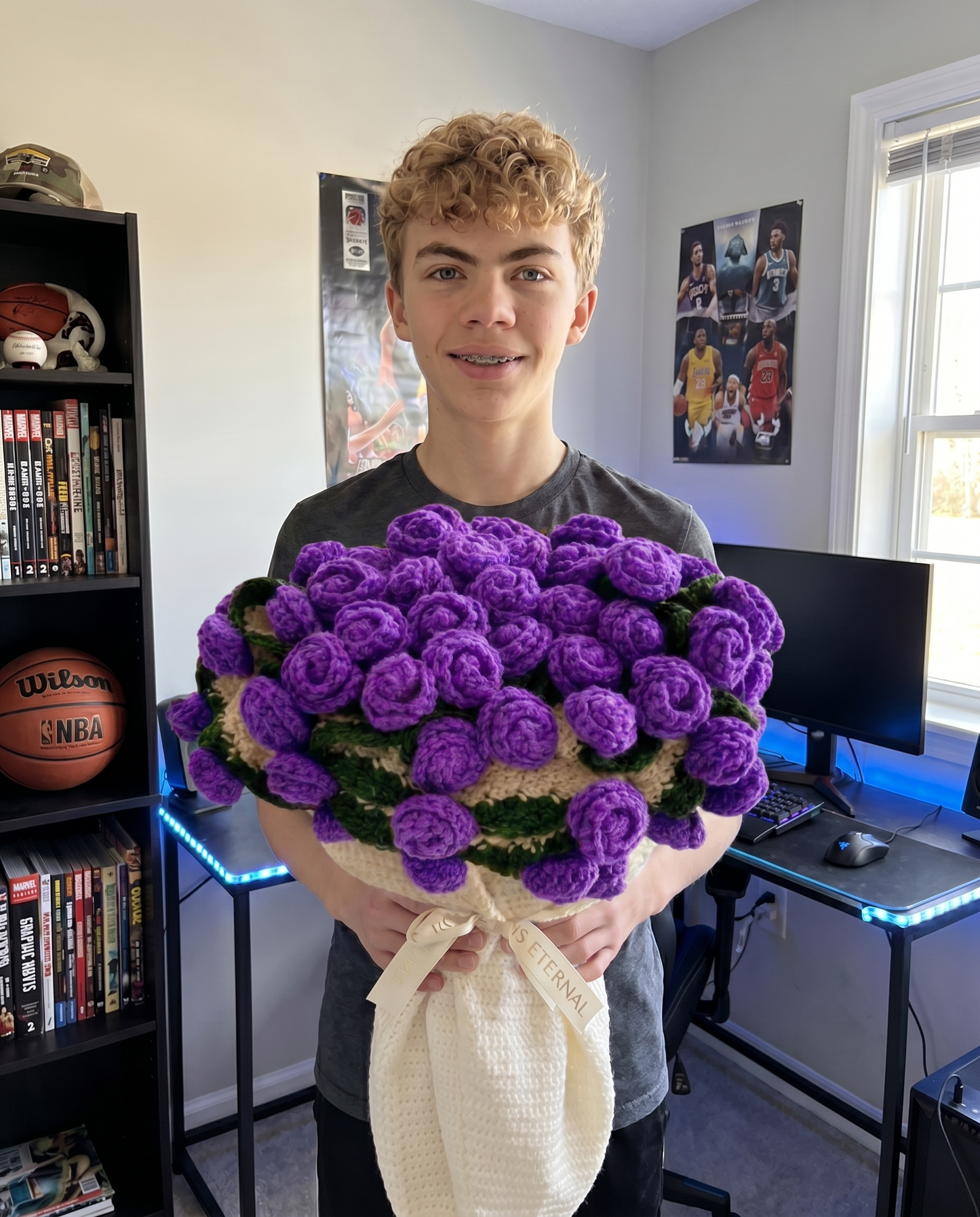 Handmade Bouquet Blanket