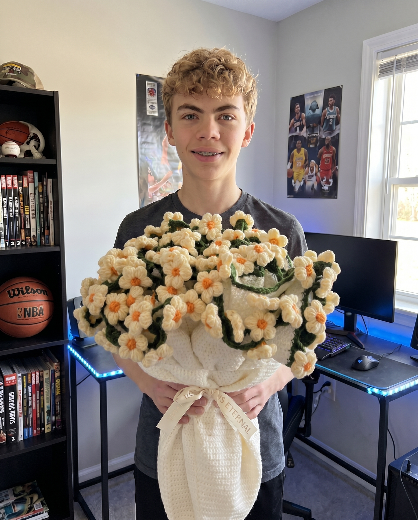 Handmade Bouquet Blanket
